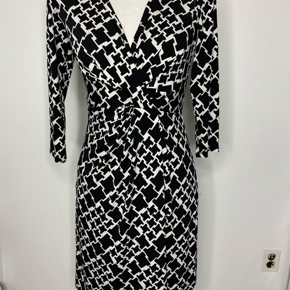 Black House White Market Geometric Dress Sz 4 - Picture 9 of 9